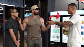 Bradley Martyn Presses Man amp FAILS To Intimidate Him [upl. by Retxab538]