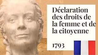 Féministe en 1793  découvrez Olympe de Gouges feminism [upl. by Leasi469]