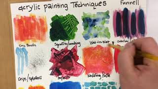 Acrylic Painting Techniques [upl. by Wayolle]