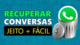 Como fazer backup e recuperar conversas do WhatsApp [upl. by Llerdnod635]