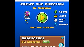 CREATE THE DIRECTION MEDIUM DEMON Geometry Dash [upl. by Noel37]