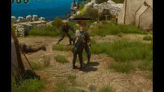 Geralt Being Brutal With Griffin Armor Build  Witcher 3 [upl. by Trammel]