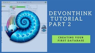 Devonthink tutorial part 2create your first database [upl. by Ytsud]