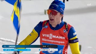 Sverige vinner VM Guld i skidskytte 2024 [upl. by Ricardama]