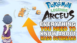 Everything You NEED To Know About Mass Outbreaks In Pokemon Legends Arceus [upl. by Edwyna]