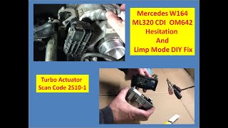 Mercedes ML Diesel  W164 320 CDI Hesitation and Limp Mode DIY Fix [upl. by Tellford276]