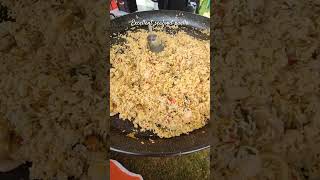 Seafood paella at the Lymington Seafood festivalseafood paella foodfestival2024 lymington [upl. by Niwrehs]