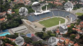 OBRAS NOVO ESTÃDIO DO PACAEMBU GANHANDO FORMA CONFERIR SE ESTÃ PERTO DE SUA REABERTURA [upl. by Yvan]