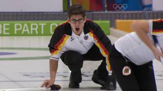 All the Curling action  Innsbruck 2012 Mixed Curling Red Group Session 6 [upl. by Chapell]