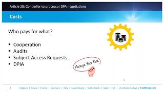 Article 28 Controller to processor negotiations [upl. by Llerod12]