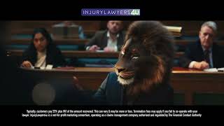 Injury Lawyers 4U  Lions ad  Hero 35quot [upl. by Amlez]