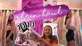 SHEIN haul  2020 teen haul crop topssweatpants tie dye sets [upl. by Noval141]