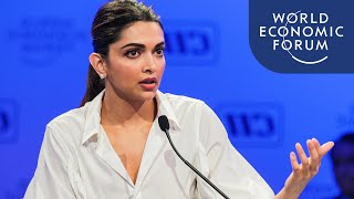 Deepika Padukone Addresses the Stigma of Mental Health Issues  India Economic Summit 2017 [upl. by Washko474]