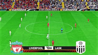 Liverpool vs Lask Europa League Group E FC 24 [upl. by Helsa]