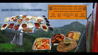 FOOD KING 10104 MADGAON  MUMBAI MANDOVI EXPRESS FULL FOODIE JOURNEY in MONSOON  KONKAN RAILWAY [upl. by Hara]