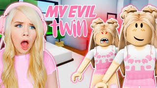 MY EVIL TWIN RUINED MY LIFE IN BROOKHAVEN ROBLOX BROOKHAVEN RP [upl. by Roscoe971]