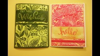 Double Inking Embossing Folders [upl. by Dewhirst619]