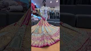 Classy lehengabeautiful trending shorts video bride royal amazing style short wedding wow [upl. by Aicenaj561]