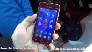 Samsung Z1 Tizen Phone Hands On Review Camera Sample amp Features [upl. by Dode647]