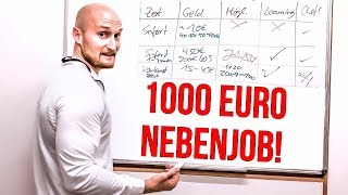 6 Nebenjobs mit den du 500  1000 Euro verdienst [upl. by Htebi730]