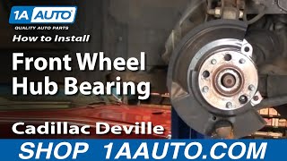 How to Replace Wheel Bearing amp Hub Part 1 9799 Cadillac Deville [upl. by Hayes315]