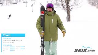 Thoms ReviewVolkl Blaze 94 Skis 2022Skiscom [upl. by Aitercal]