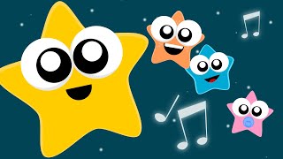 Twinkle Twinkle Little Star🌟 Nursery Rhyme with Lyrics 🌟 Twinkle Twinkle Lullaby by MyVoxSongs [upl. by Aistek]