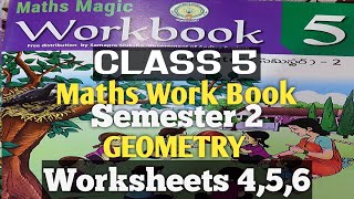 CLASS 5GEOMETRY456 WORKSHEETSSEMESTER 2MATHEMATICS [upl. by Yroger303]