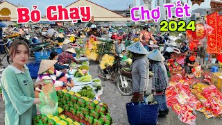 quotChạy Tán Loạnquot chợ tết CAO LÃNH 2024  Nhờ chạy bán mới được [upl. by Lekcar]