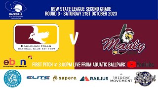 MANLY EAGLES SECOND GRADE v BAULKHAM HILLS  21ST OCTOBER 2023 [upl. by Kenzie]