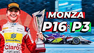 PÓDIO em MONZA Na briga pelo TOP 3 no campeonato da F2 [upl. by Ayotol812]