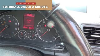 How To Reset VW GOLF MK5 Service Light [upl. by Sampson733]