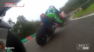 2024 Bennetts British Superbikes Round 9  Oulton Park Race 3 onboard highlights [upl. by Hazmah]