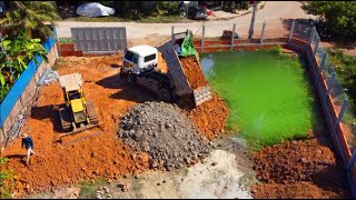 Excellent Processing Landfill by KOMATSU D20P Full Episode 54 [upl. by Marie-Jeanne]