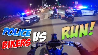 BIKERS VS COPS  Motorcycles chased by Police Compilation 2023 [upl. by Gothar]