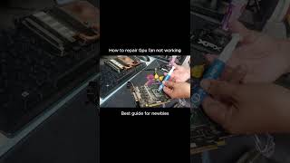 how to repair gpu fans not working easy fix for newbies like me gamingpc gpu [upl. by Annairba956]