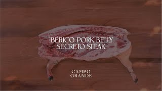 IBÉRICO PORK BELLY SECRETO STEAK  BUTCHERING [upl. by Burkley]