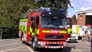 Suffolk Fire amp Rescue Service Elmswell turnout 31082014 [upl. by Bhatt722]