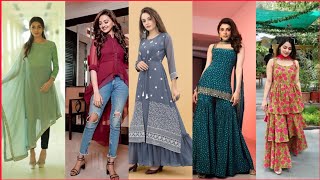 Dressing style for girls indian  Trending clothes for girls indiancollege outfits for girls indian [upl. by Bendick]