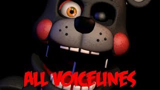 Lefty  All Voicelines with Subtitles  Ultimate Custom Night [upl. by Carie]