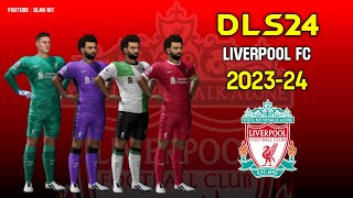 DLS 24 Kits Liverpool 202324 🔴⚪️ [upl. by Ennyrb]