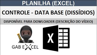 PLANILHA  CONTROLE DATA BASE DE DISSÍDIOS ANO 2024EXCEL dissidio sindicato reajustesalarial [upl. by Mundford]