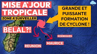 Un cyclone important et puissant risque d’avoir un impact sur Maurice et la Réunion [upl. by Enos]