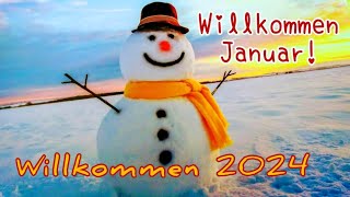 Willkommen Januar🤗 Wünsche Dir einen Schönen Tag und einen wundervollen Januar☃️❄️ Ganz Liebe Grüße💖 [upl. by Neala]