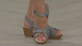 Dansko Leather Adjustable Sandals  Season on QVC [upl. by Downe]