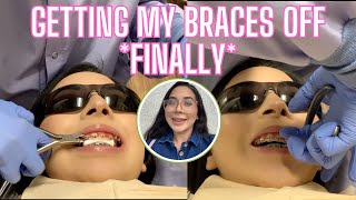 GETTING MY BRACES OFF finally after 3 years [upl. by Mloclam584]