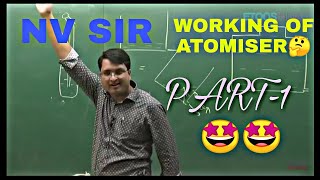 WORKING OF ATOMISER BY NV SIR KOTA TEACHERS [upl. by Solracnauj]