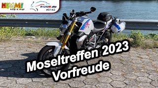 Vorfreude auf das Moseltreffen 2023 vom BMW Motorraforum r1250rde  motovlog 142 [upl. by Mozza351]