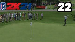 🏌️‍ PGA TOUR 2K21 ⛳  Les coups Explosifs cest bien  22 [upl. by Nilhsa]