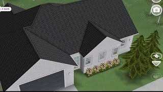 Sims Freeplay Three bedroom home  Glitches [upl. by Treat]